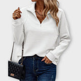Vilja - Halv lynlås pullover