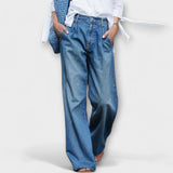 Malou - Hochwertige Jeans mit weitem Bein