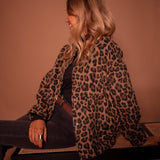 Susanne™ | Trendy jakke med leopardmønster