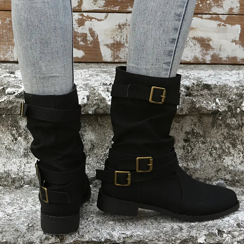 Brune Penelope Bottines (Nouvelle Collection)