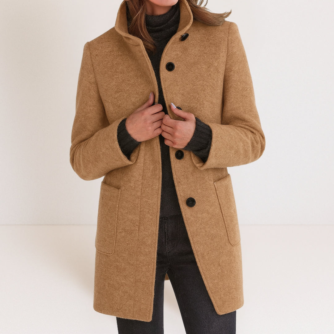 Olivia - Damenjacke mit hohem Kragen