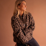Susanne™ | Trendy jakke med leopardmønster