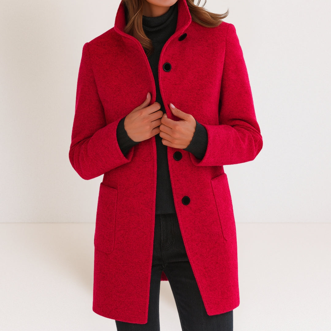 Olivia - Damenjacke mit hohem Kragen