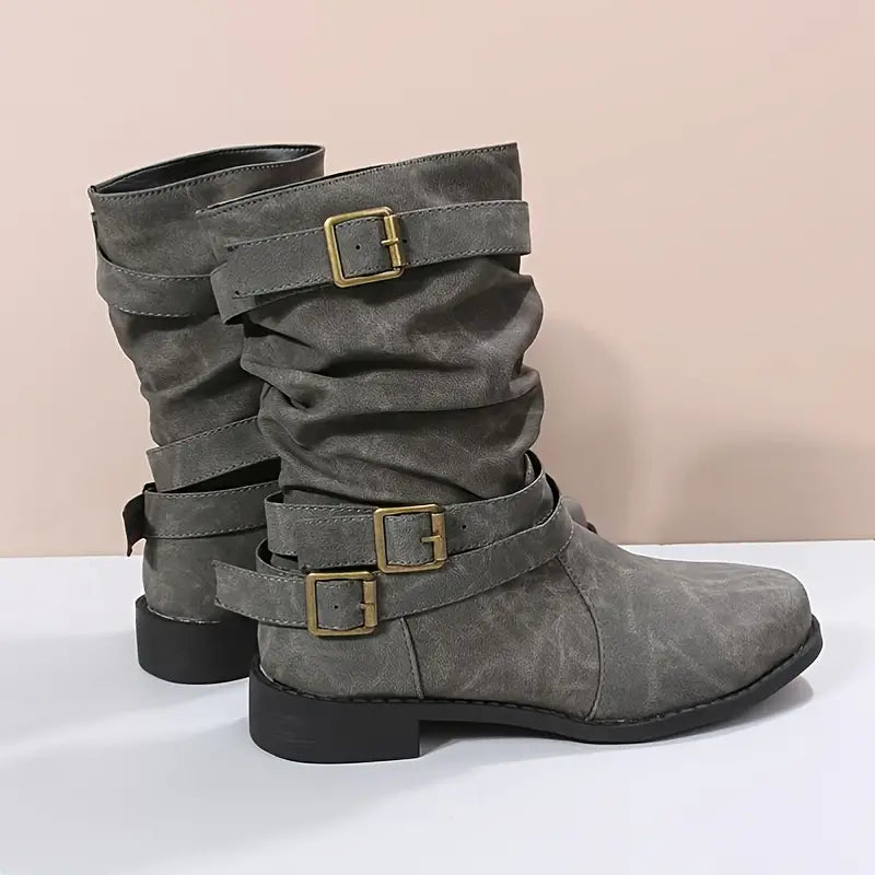 Brune Penelope Bottines (Nouvelle Collection)