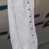 Område - Entspannte gestreifte Freizeithose