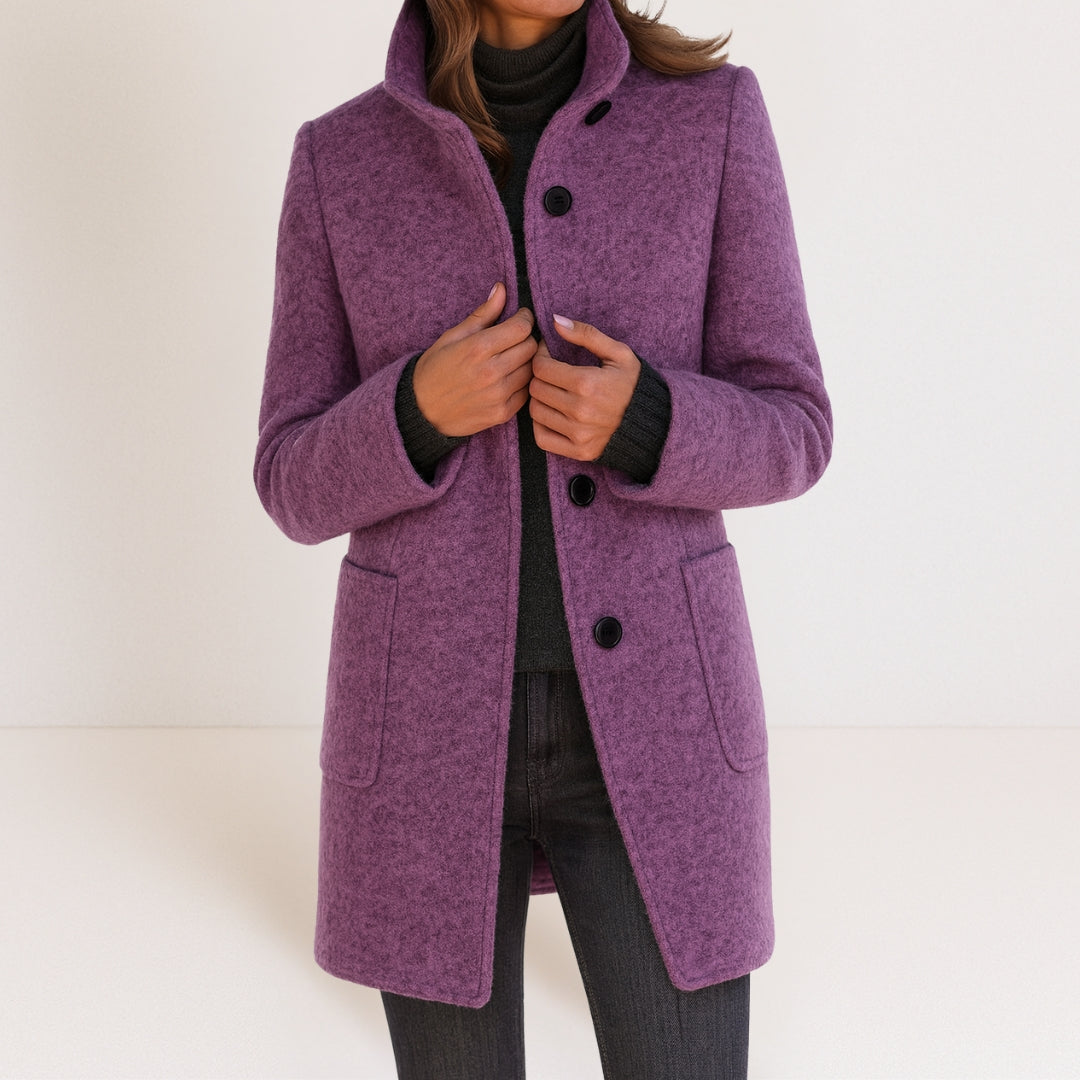 Olivia - Damenjacke mit hohem Kragen