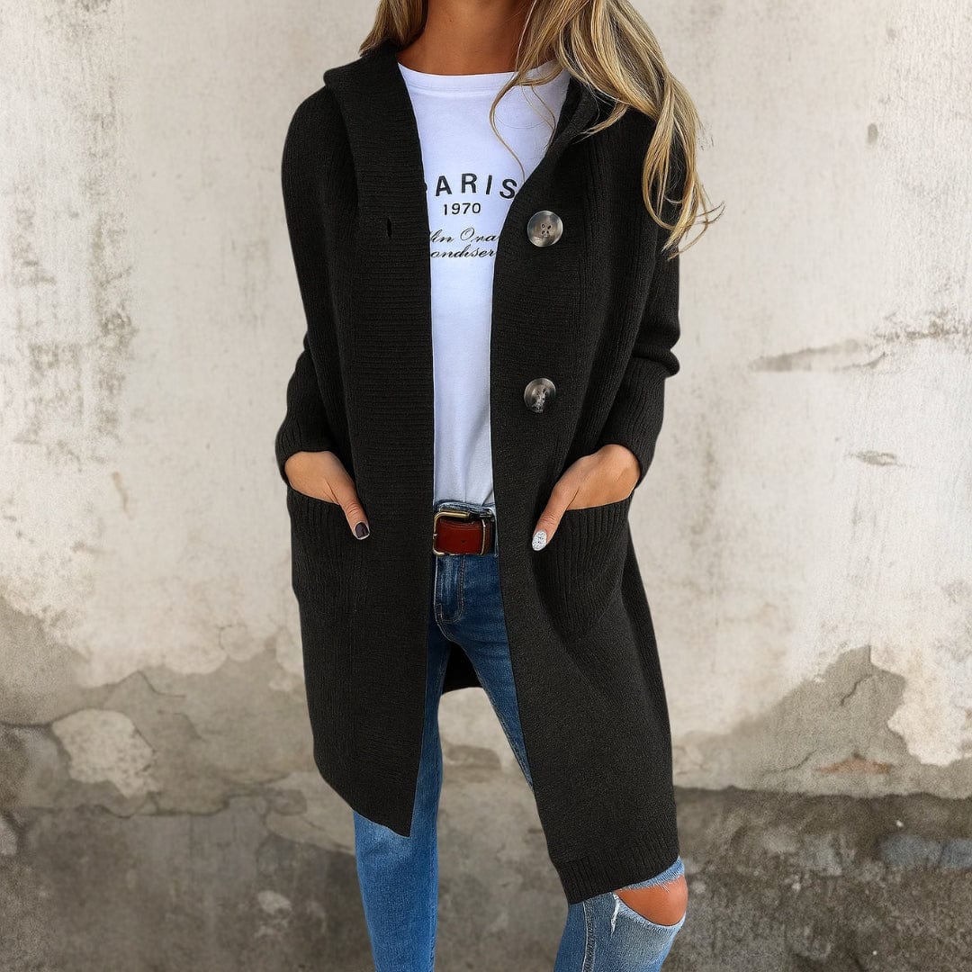 Paula™ | Elegant Strickjacke lang