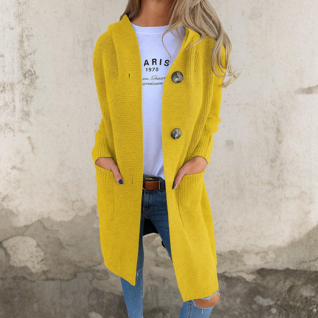 Paula™ | Elegant Strickjacke lang