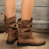 Brune Penelope Bottines (Nouvelle Collection)