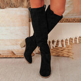 Beige Talon Bois Amelia Bottes 