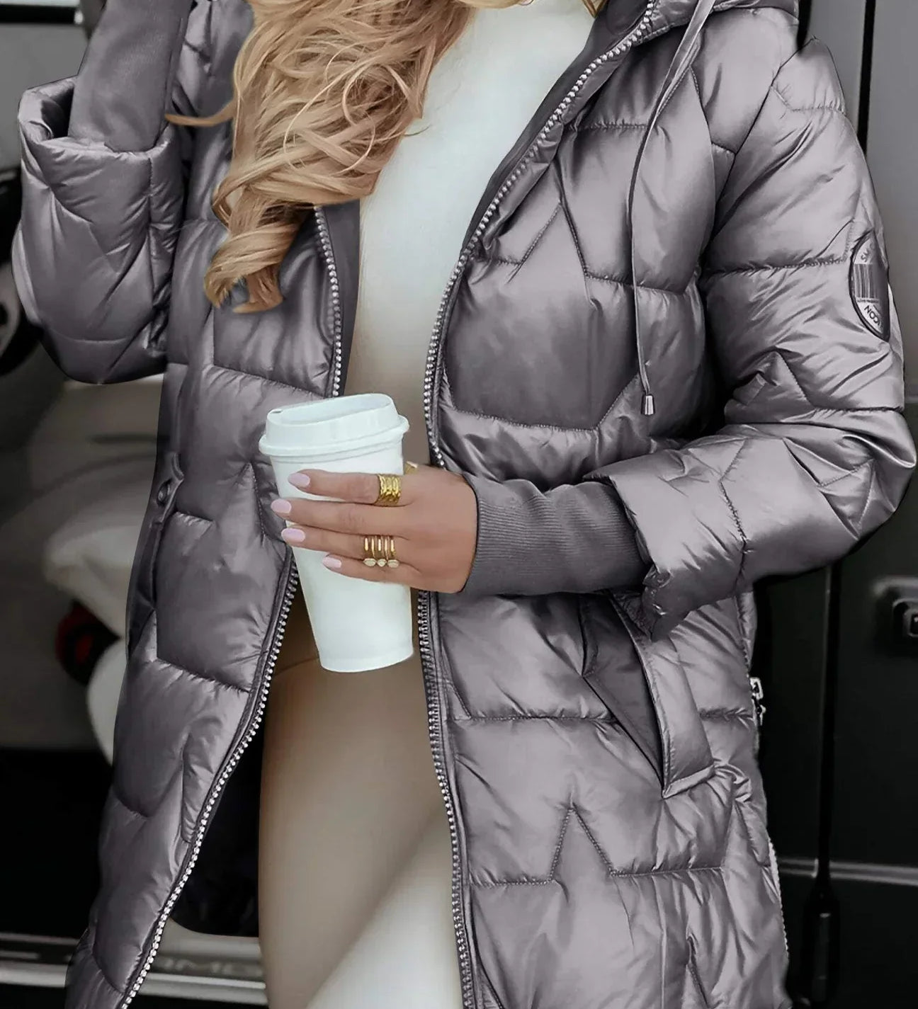 NOLWEN | Elegant Mantel med täglicher Vielseitigkeit og zuverlässiger Wärme 